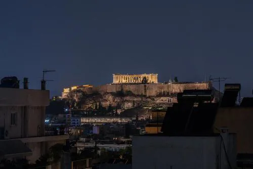Duplex Penthouse with Sauna & Acropolis View