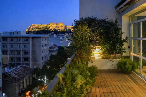 Hidesign Athens Art Loft Penthouse Acropolis View