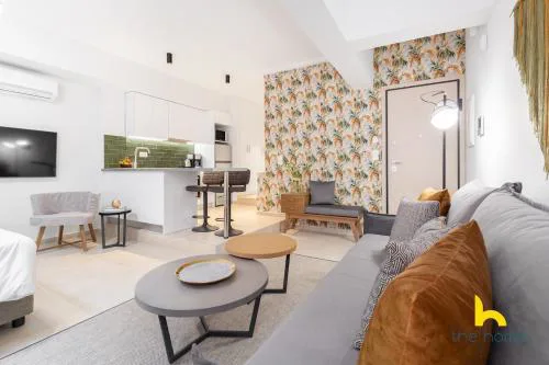 Modern Studio with Ceiling Window near The Acropolis