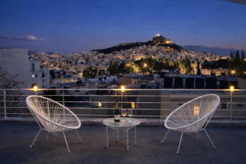 Panathenaic Stadium & Mets & Pangrati skyline Studio & Athens View Lycabettus