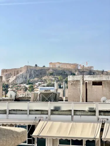Penthouse with Terrace and Acropolis View - Themelio Suites