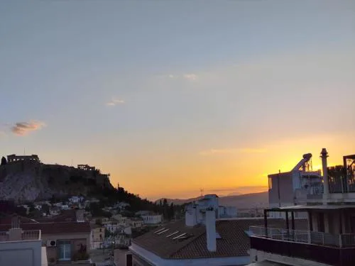 Plaka Flat with View of Acropolis