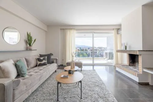 Serene 2BR Apartment in Alimos with Sea view by UPSTREET