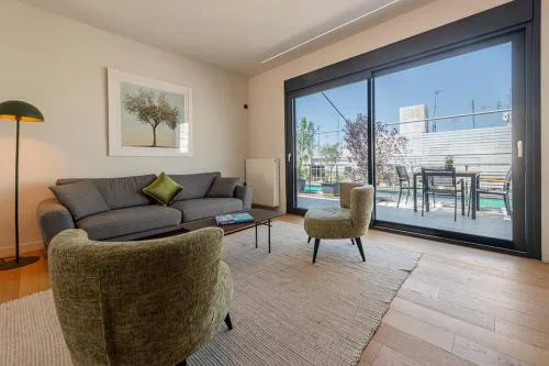 Stylish Contemporary Penthouse - Hip Athens Centre