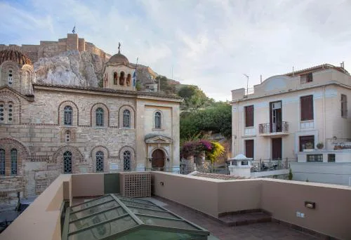 Tripodon Plaka In the shade of Acropolis by GHH