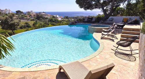 Villa mini-complex Harmony with infinity pool and amazing sea view