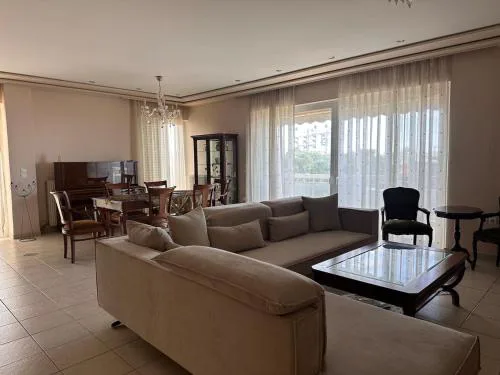 Spacious apartment with top view