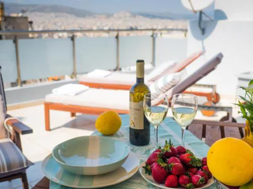 7th Floor Stunning View Penthouse in Piraeus