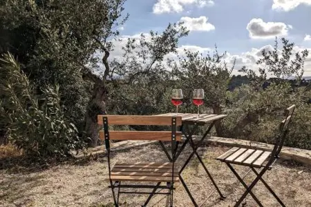 Gemütliches Apartment 2 bis 3 Personen überdachte Terrasse Finikounda