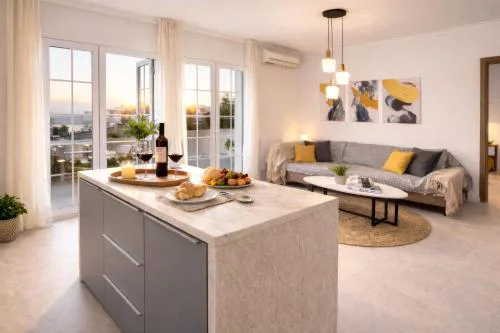 A Comfortable Stay with Balcony and Easy Parking near Kalamata Center