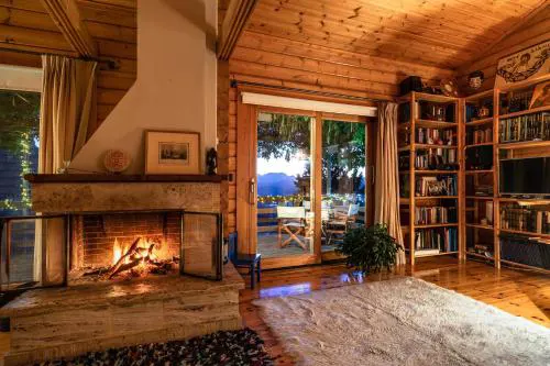 Luxury Chalet Villa on Mountain Top in Kalavryta with amazing view