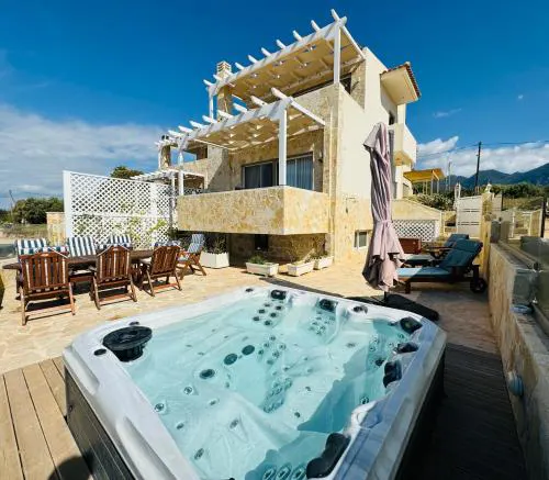 Villa Arkadia Seafront Villa Ai-Lagoudis Beach