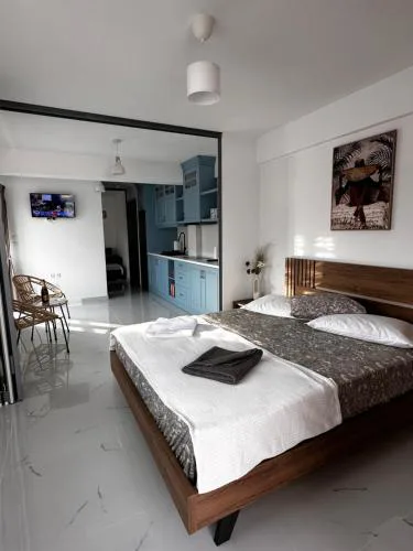 Blue apartment