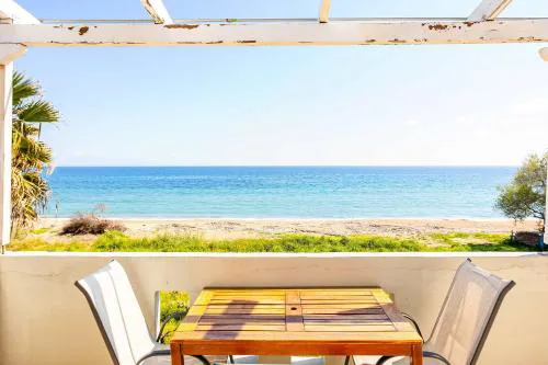 Beachfront Nest Memi Koroni-Seaheaven House B1