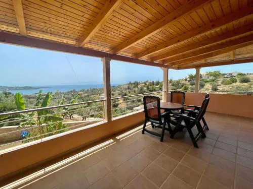 Porto Heli Panoramic sea side view