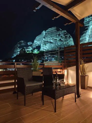 Meteora Gold and Glass Loft