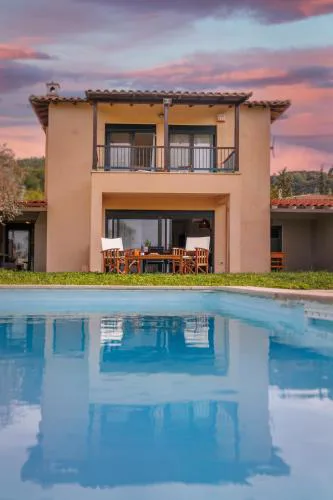 Iconic Olea Villa Pefkohori with Pool & Beach