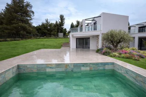 Sani Petra Retreat - Luxury villa in Sani with private pool and large garden