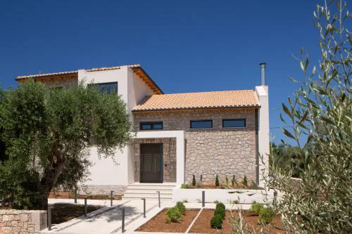 Olive green villas