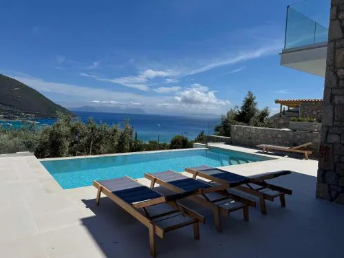 Villa Luxury Ponti Hill z widokiem na morze