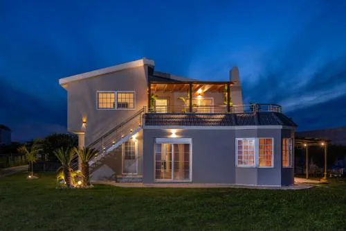Coral Paradise Luxury Modern Family Villa with Jacuzzi, Pool View & Parking in Rhodes Island