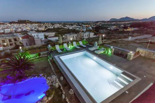 Villa Afandou Bliss with private pool & panoramic sea view