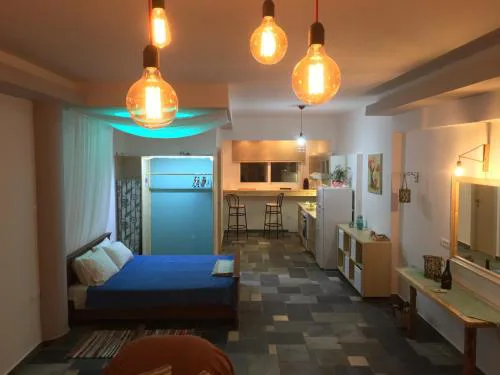 Seascape Apartment with Private Balcony in Faliraki