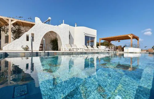 Villa Elena Agia Pelagia - with private heated swimming pool and great sea view