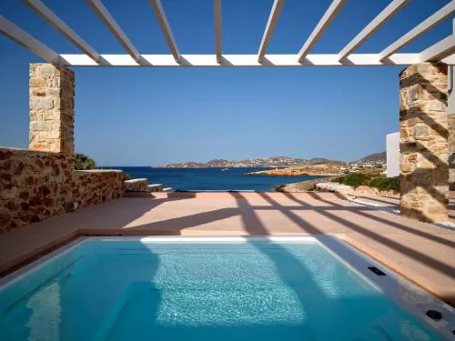 In Paros, fantastic waterfront villa