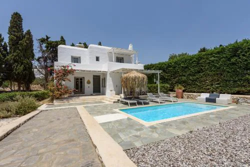 Sun Drop I with private pool Drios beach Paros