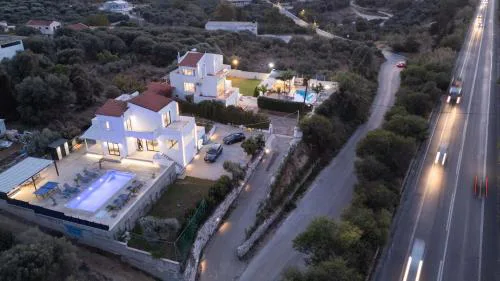 Myrto Villa heated pool