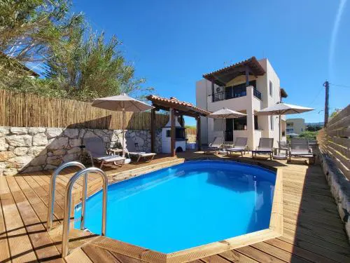 Villa in Sfakaki with Pool near Beach