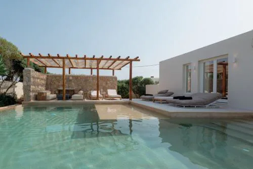Mikri Santa Maria Beachvilla Pool Paros