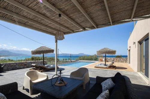 Aristotelis Residence - Sea View Sunset Villa Walk to Beach by etouri