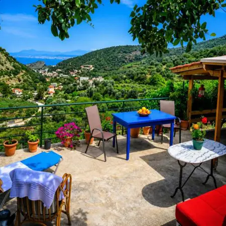 Palaiokastro Hillside Home 900m from the Beach