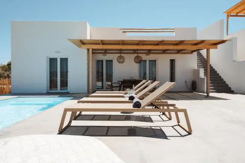 Villa Solena, Brand-New with Pool, Agia Anna Naxos