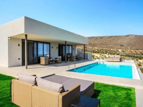 Villa in Gournes with Private Pool & Sea Views