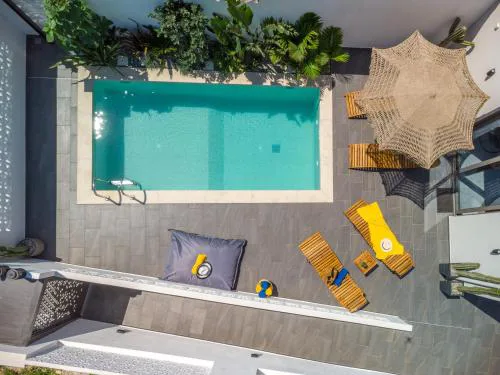 Serene Pool Villa - 8 min to Kalyves Beach