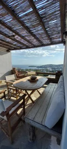 Cycladic house with a view
