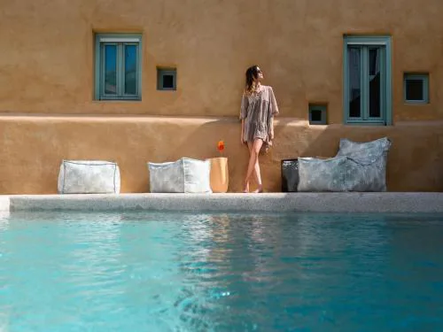 Luxury Santorini Villa Potamos Luxury House 2 Bedrooms Private Pool