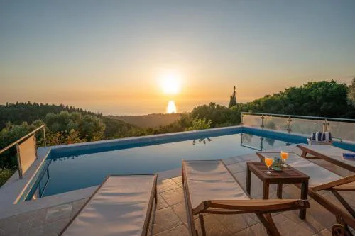 Stone Villa Eriphyle ,private with sunset view!!