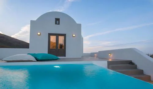 Luxury Santorini Villa Villa Pori Blanca Master Suite Private Pool