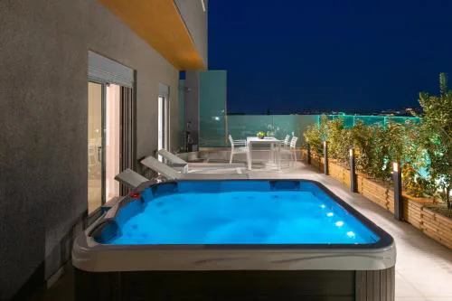 Rhodes Skyline Suite with out Door Jacuzzi Sea View A2