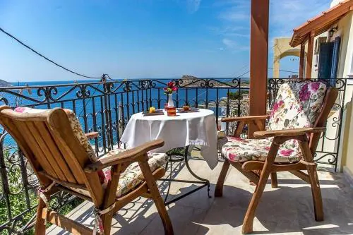 Romantic 2 space studio with seaview and sunset