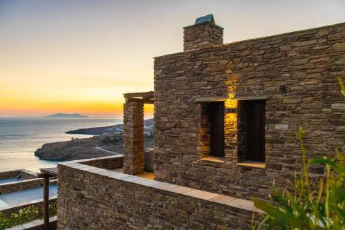 Dolce Villa Tinos - Kardiani - Stone & Sunset Views