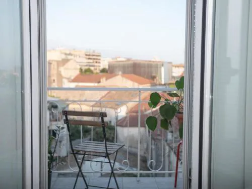 Downtown nest with balcony