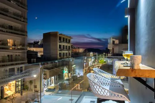 Melina's - Urban Luxury 2-Bath Apt with 2 Balconies - Heart of Chania