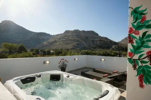 Stergios top view residence with jacuzzi