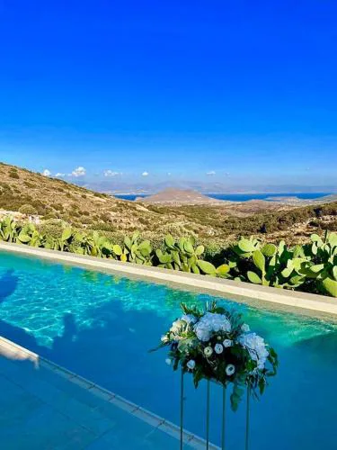 Luxury Alaia villa with panoramic views, Kostos, Paros