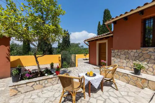 Charming Villa in a traditional village, 3 km from the beach of Agios Gordios